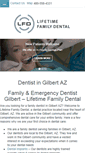 Mobile Screenshot of lifetimefamilydental.com